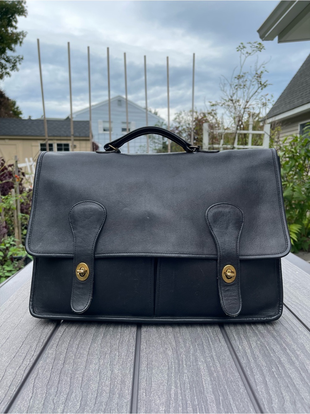Vintage Coach Briefcase ( NYC MADE )